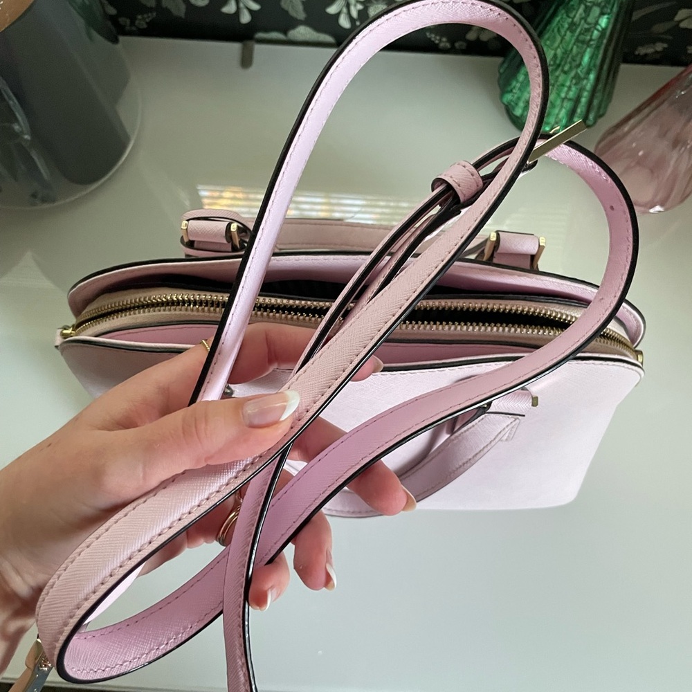 Kate Spade Cameron Street Lottie satchel handbag in a light pink - Picture 7 of 7